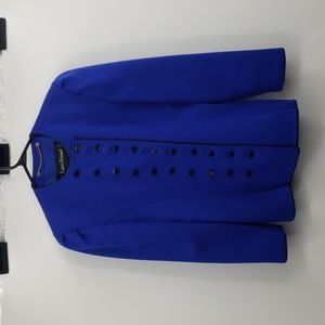 Louis feraud royal blue blazer size US 6